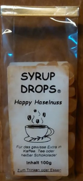 Syrup Drops ® "Happy Hazelnut", 100g