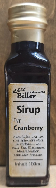 Sirup Typ Cranberry, 100ml