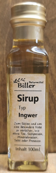 Sirup Typ Ingwer, 100ml