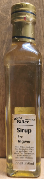 Sirup Typ Ingwer, 250ml