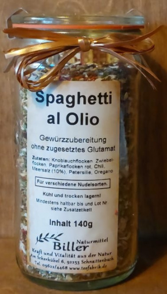 Spaghetti al Olio im Glas, 140g