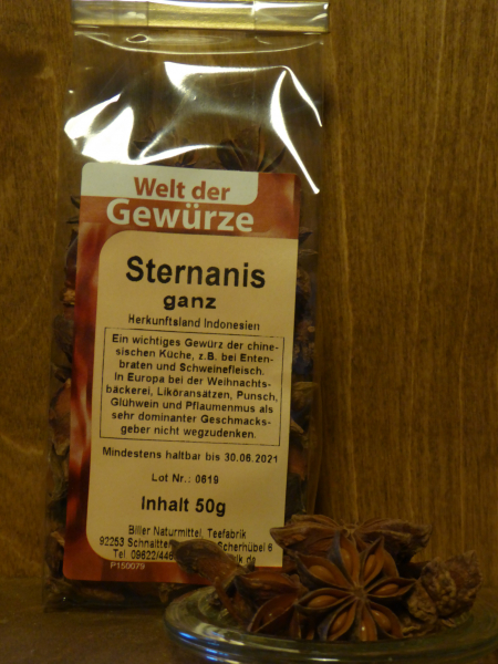 Sternanis ganz handverlesen