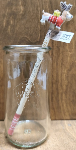 Stift Dackel "Wir schenken uns nix"