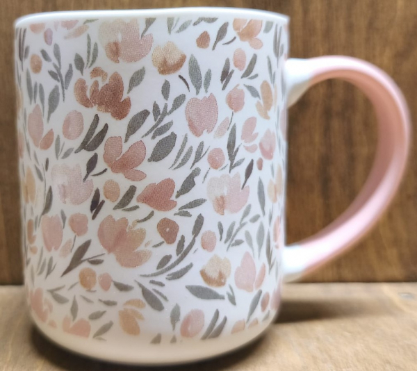 Tasse Blumen, rosa