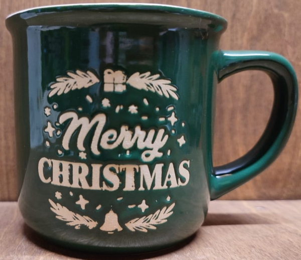 Tasse "Merry Christmas", grün