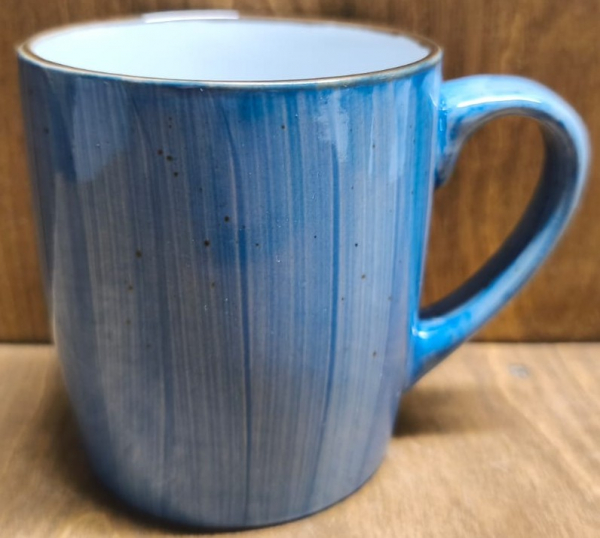Tasse blau "Pinselstrich"