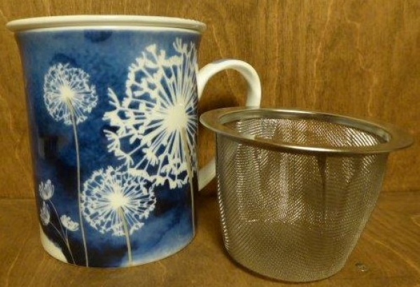 Becher "Pusteblume" blau