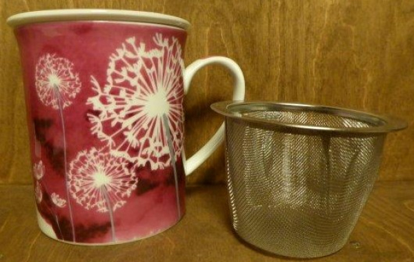 Becher "Pusteblume" pink