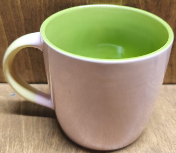 Tasse rosa / grün