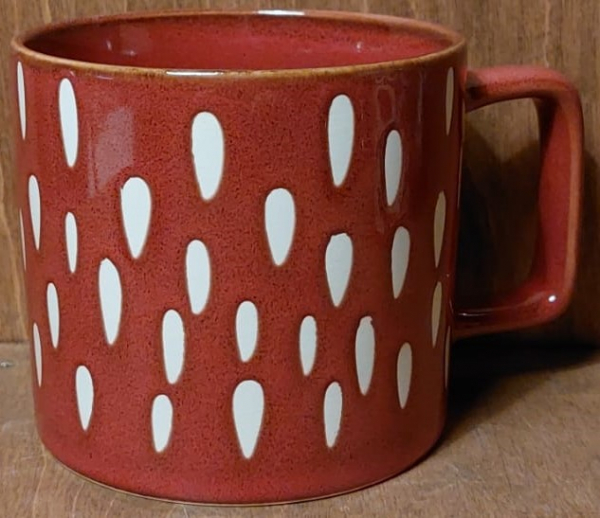 Tasse rot "Tropfen"