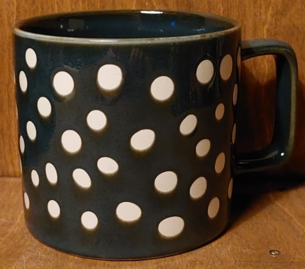 Tasse blau "Punkte"