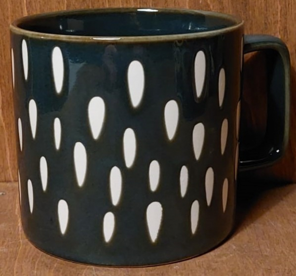 Tasse blau "Tropfen"