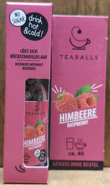 Teaballs Himbeere (ca. 40 Tassen)