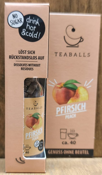 Teaballs Pfirsich (30 - 75 Tassen)