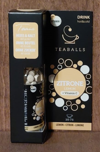 Teaballs Zitrone (30 - 75 Tassen)