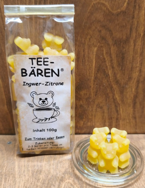 Teebären Ingwer Zitrone 100g