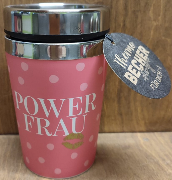 To Go Becher "Powerfrau"
