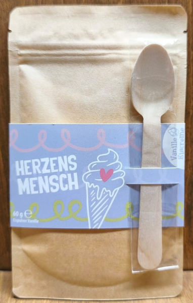 Eispulver Vanille "Herzensmensch", 60g