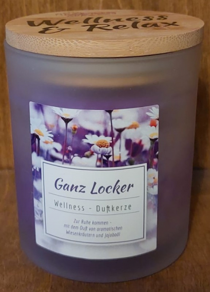 Wellness Duftkerze "Ganz locker"