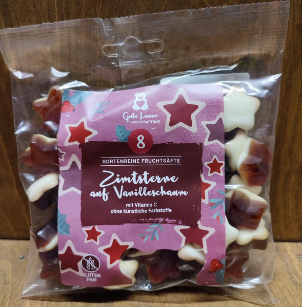 Zimtsterne auf Vanilleschaum, 150g