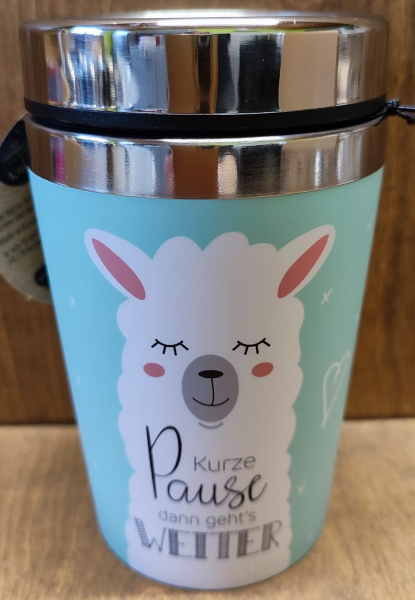 To Go Becher "Kurze Pause, dann geht´s weiter"