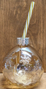 Glas Christbaumkugeln, champagner