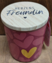 Kerze "Herzensfreundin"