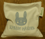 Getreidekissen mit Minze "Schnupf Häschen", 19x19cm